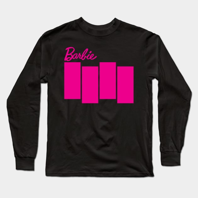 Barbie Black Flag Long Sleeve T-Shirt by PunkUK